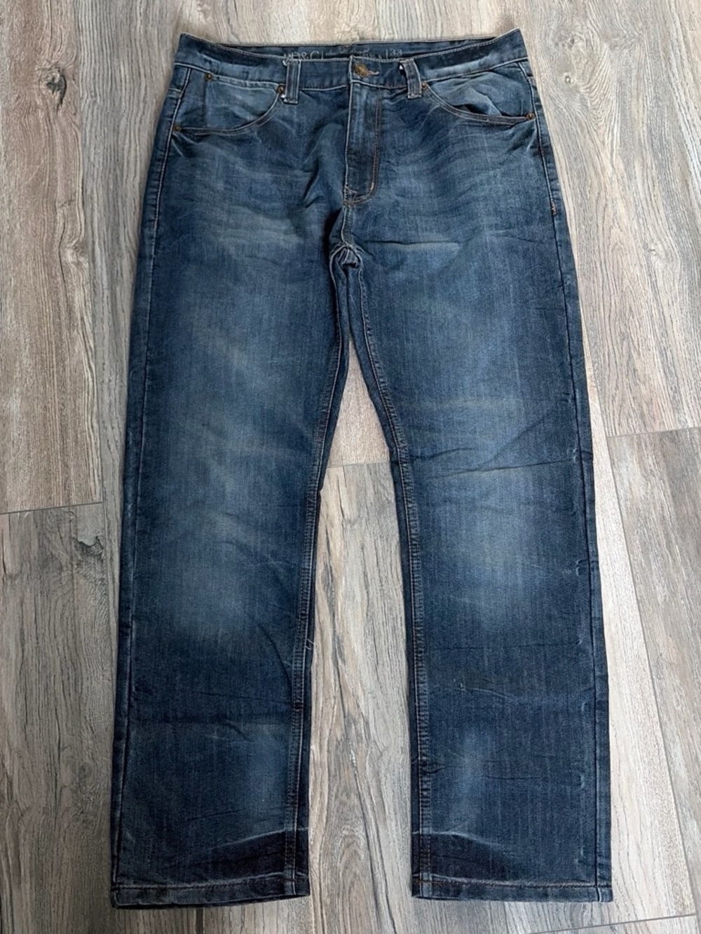 PD&C Dark Wash Straight Leg Jeans 33x30